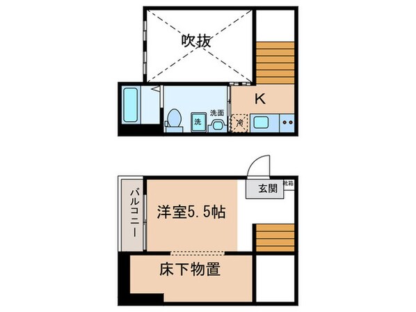 FONTANA TAKABATAの物件間取画像